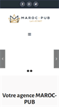 Mobile Screenshot of maroc-pub.com